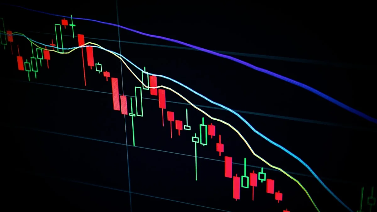 Stock market trading screen showing rising numbers representing the US-Iran ceasefire market reaction in April 2026 and its impact on tech stocks and AI chip supply chains