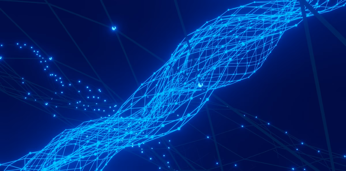 A digital representation of a wall being bypassed by a glowing stream of data, symbolizing censorship circumvention.