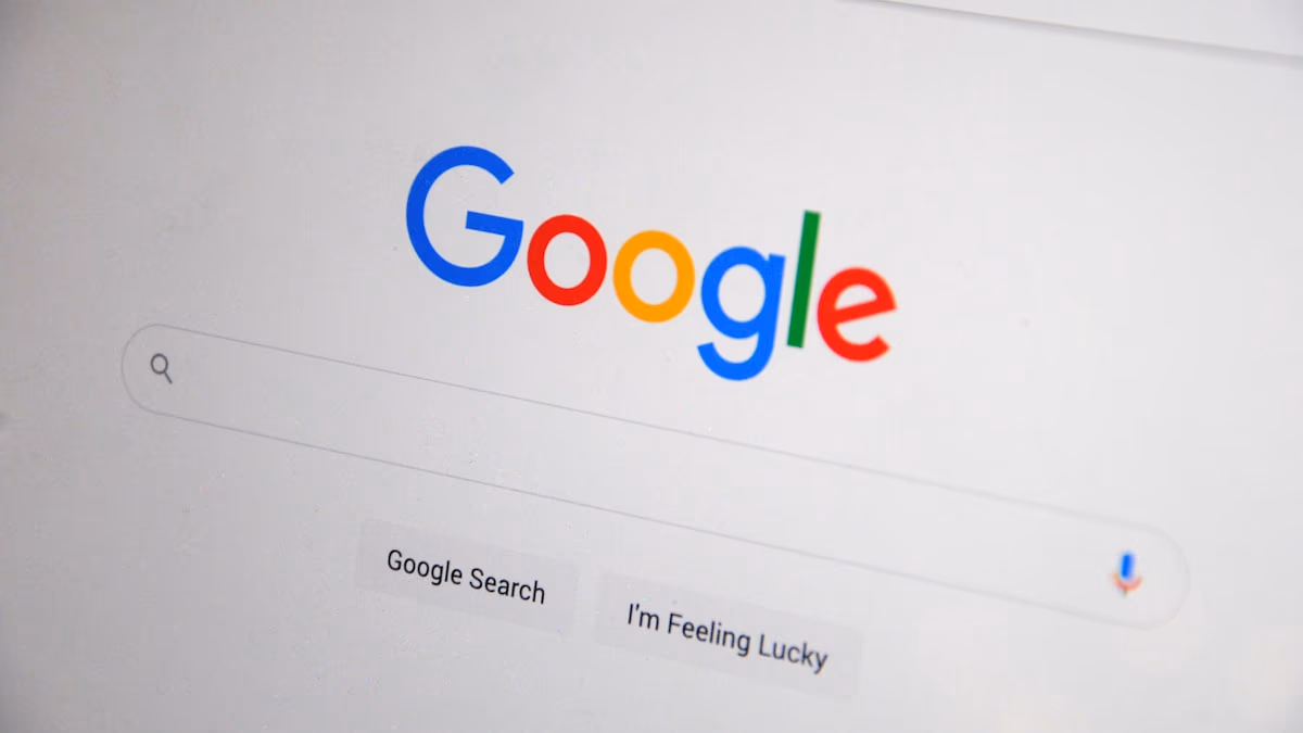 A digital magnifying glass searching across a private network.
