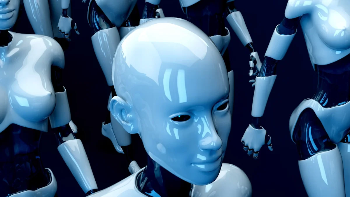 A conceptual visualization of multiple AI agents collaborating across a global digital workspace, representing the shift to agentic automation.
