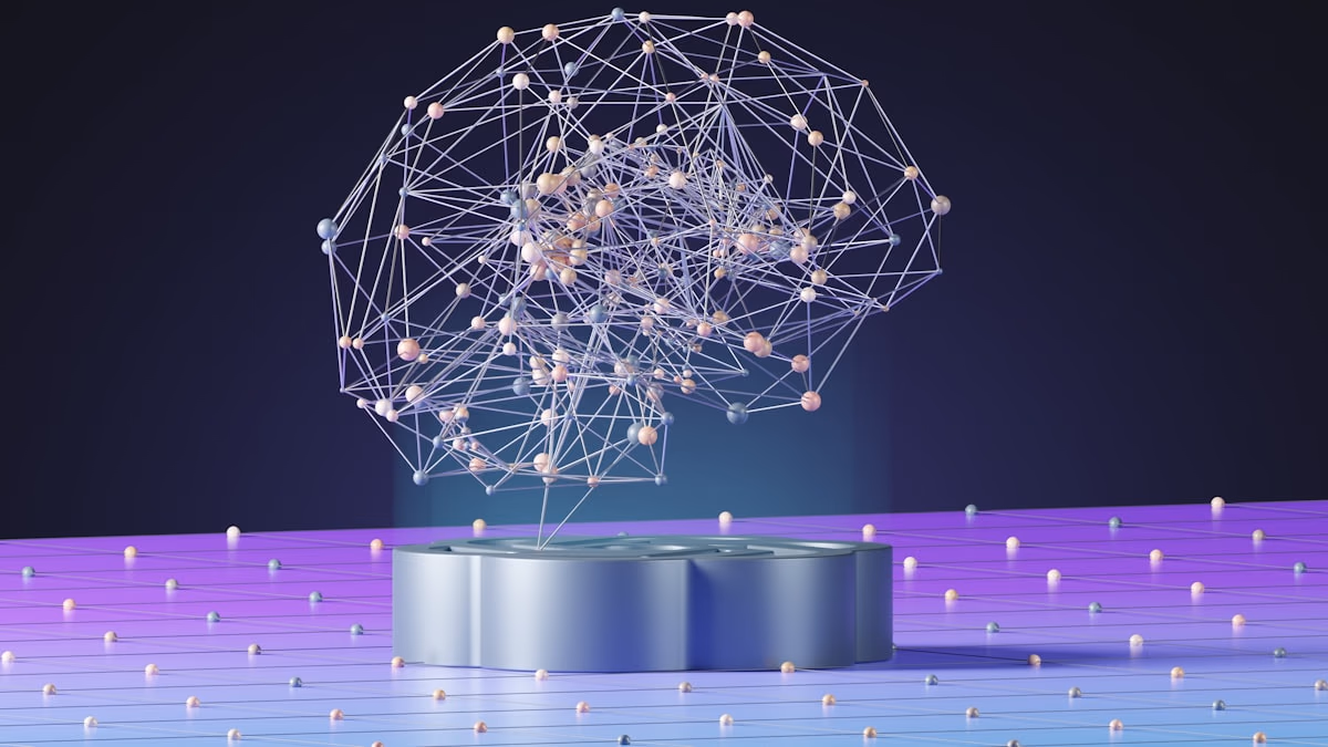 A sleek, minimalist representation of neural networks and open weights, symbolizing the release of Google Gemma 4.