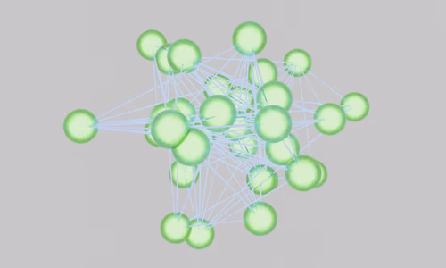 Digital visualization of open-source network connections and neural pathways.
